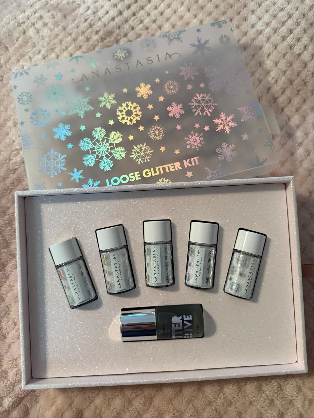Anastasia Beverly Hills Loose Glitter Kit - Holographic Silver Mix